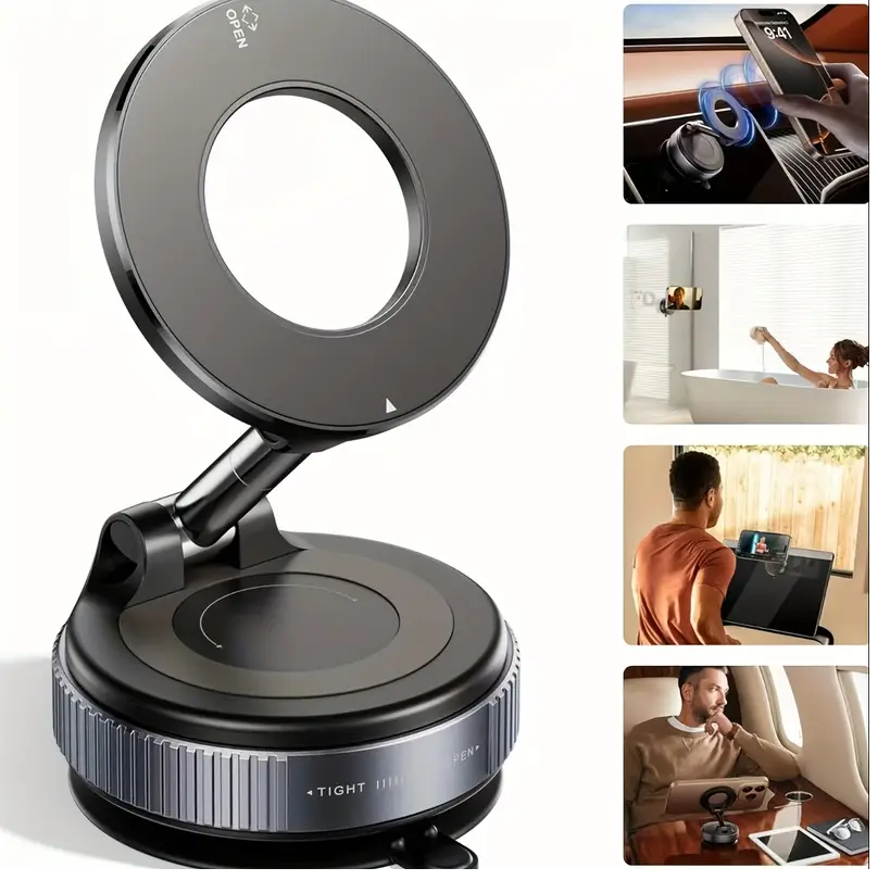 Soporte Magnético de Vacío para Celular